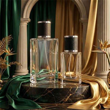 Малка бутилка от парфюм е празна